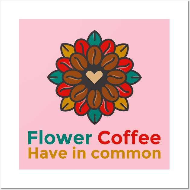 Flower Coffee Fragrant Smell Wall Art by Testeemoney Artshop